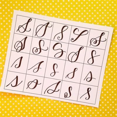 How to Write the Letter 'S' in Cursive: A Deeper Exploration into Artistic Scripts